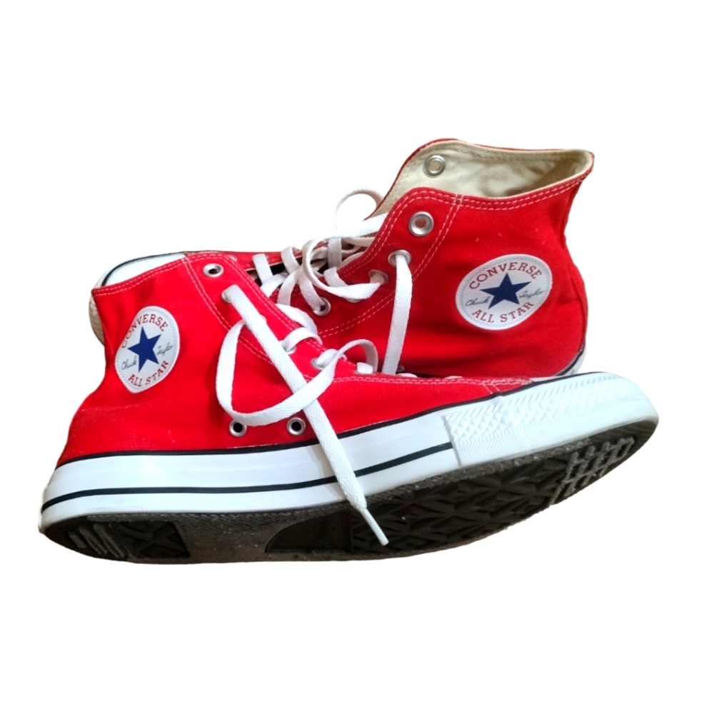 Converse All Star Red High Top Sneakers